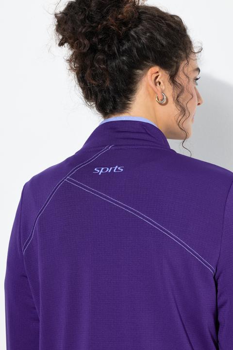 Produktbild Ulla Popken Funktions-Sweatjacke, Stehkragen, Langarm, recycelt (46, 48)