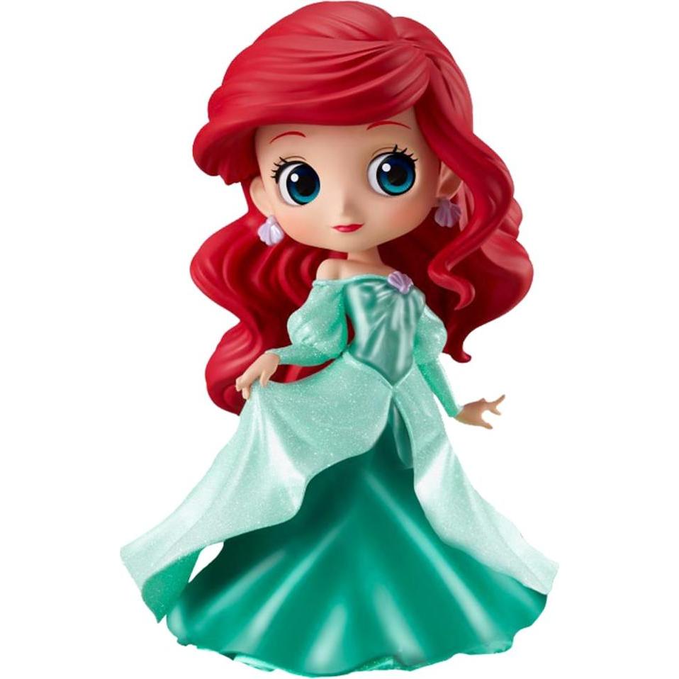 Banpresto Disney Q Posket Glitter Line : Ariel Princess Dress 14cm