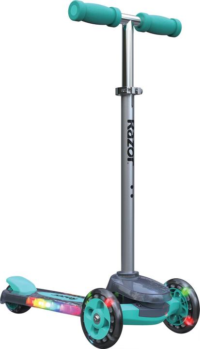 Actual product image Razor Rollie DLX 2-in-1 Convertible, light up deck - Teal - (20073645)
