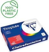 Actual product image Clairalfa Multifunctional paper, DIN A3, 160 g/sqm,coral red (A3, 250 Sheets, 160 g/m²)