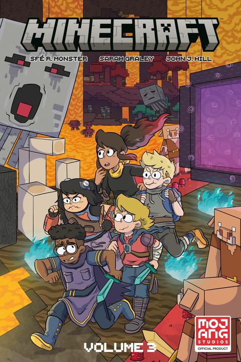 Minecraft Volume 3 (Graphic Novel) (Englisch, John J. Hill, Sarah Graley, Sfé R. Monster, Stef Purenins, 2021)