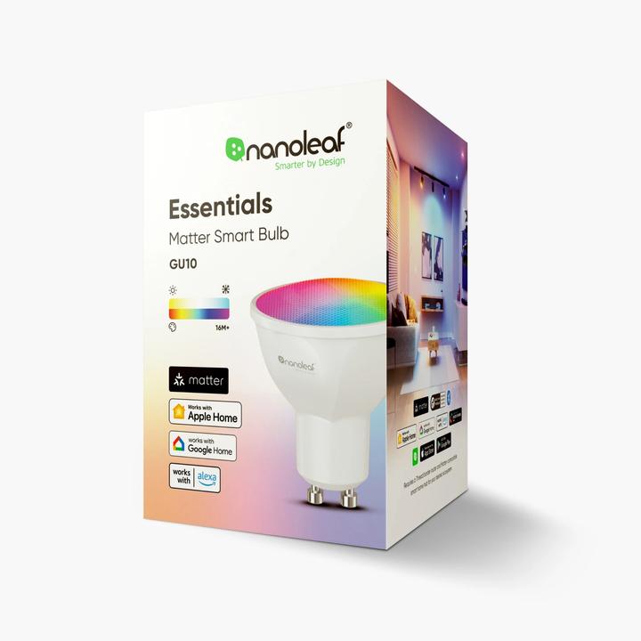 Image du produit Nanoleaf Essentials Smart GU10 Matter (GU10, 400 lm, 1x)