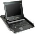 Produktbild Aten CL1000M FR Single Rail 17"-LCD-Konsole, 19" 1HE, FR-Layout (PS/2-USB, VGA)