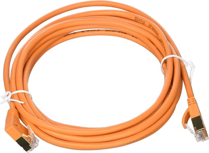Actual product image Wantec wW Patch CableCat.7 Raw Cable angled 90°left SSTP orange 3.0m (S/FTP, CAT7, 3 m)