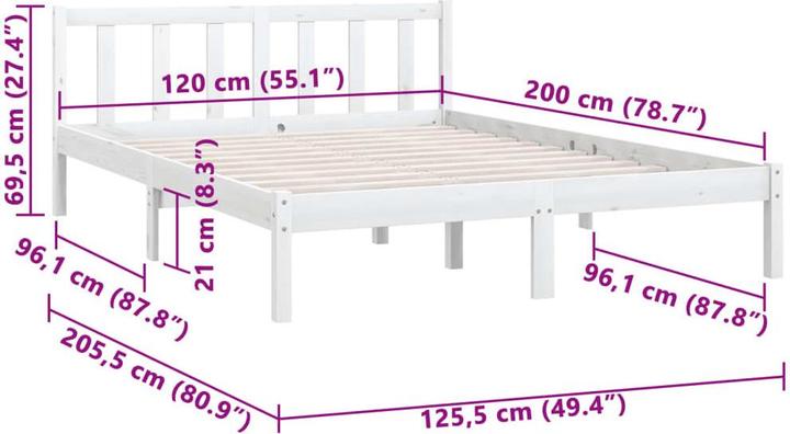 Immagine prodotto vidaXL Tiziana (120 x 200 cm)