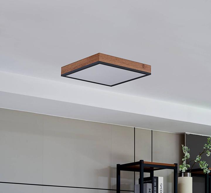 Produktbild Lindby Laviona LED-Deckenlampe, quadratisch, 30 cm (1240 lm)