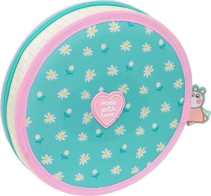 Image du produit Peppa Pig Federmäppchen Mit Zubehör Pretty Flowers Gelb Minze 18 Stücke