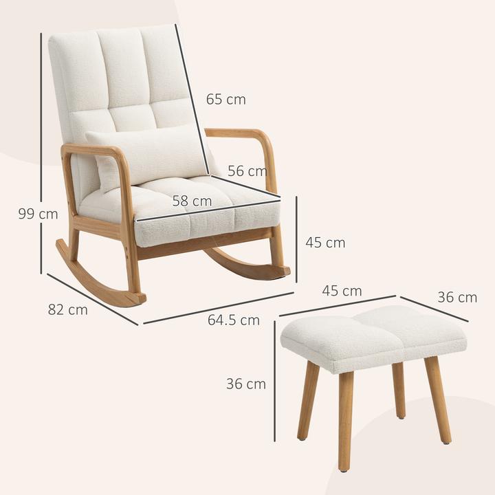 Produktbild Homcom Schaukelstuhl