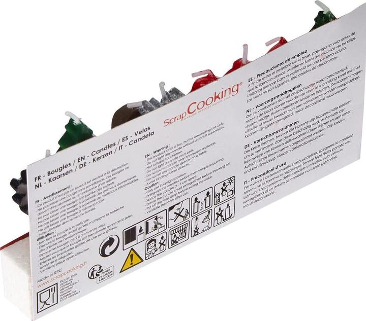 Actual product image ScrapCooking Christmas candles set (8 pcs.)