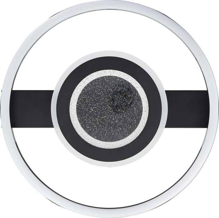 Actual product image Brelight Queens LED ceiling light 37cm inside round black (2400 lm)