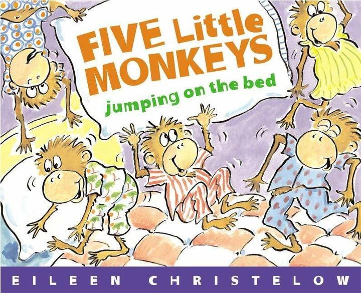 Produktbild Five Little Monkeys Jumping on the Bed (Englisch, Eileen Christelow, 1989)