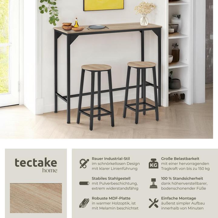 Image du produit tectake Kerry (120 x 40 x 100.5 cm)