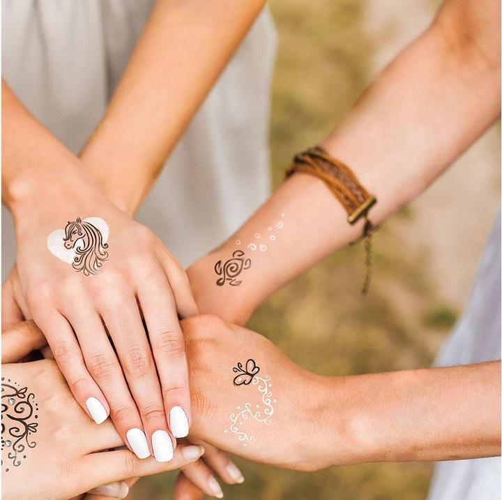Actual product image La Dot Cosmetics Stamp tattoo stone small turtle