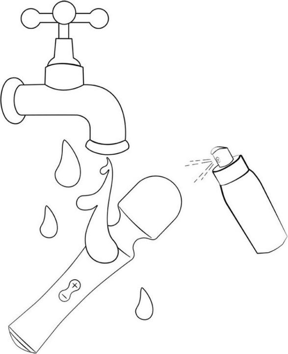 Actual product image Romp Presto Wiederaufladbarer Silikon Stabvibrator