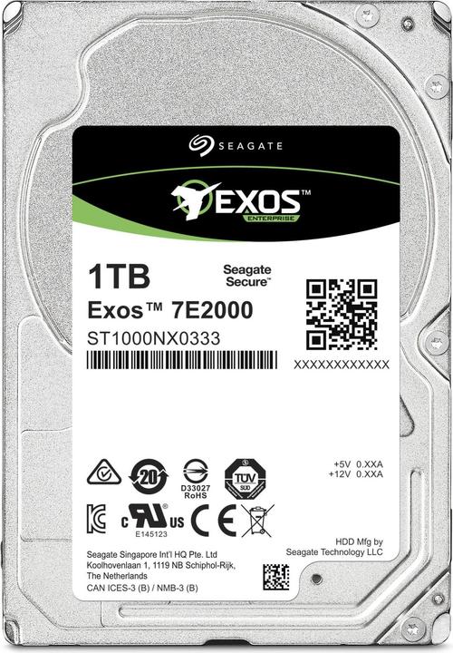 Seagate Exos 7E2000 512E (1 TB, 2.5", CMR)