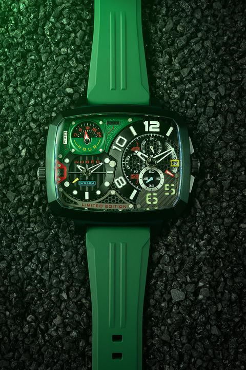 Immagine prodotto Nubeo NB-6084-03 Orologio da uomo Odyssey Triple Time-Zone Limited 58mm 5ATM (Cronografo)