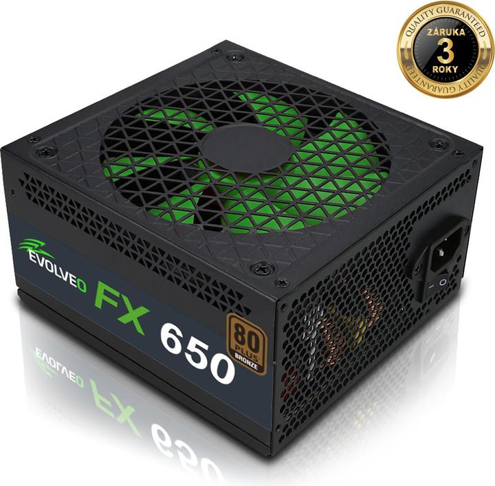 Actual product image Evolveo FX 650/650W/ATX/80PLUS Bronze (650 W)
