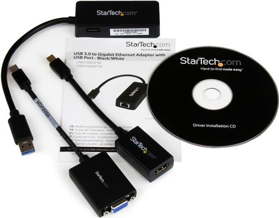 Actual product image StarTech 3-in-1 Surface Pro Adapter Kit (Ethernet / Lan, VGA, HDMI, 7.62 cm)
