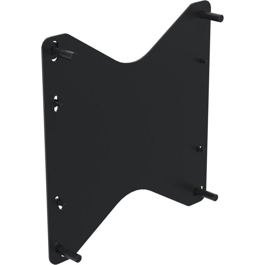 Ergonomic Solutions Kiosk adapter from VESA 100 /, Dockingstation + USB Hub, Schwarz