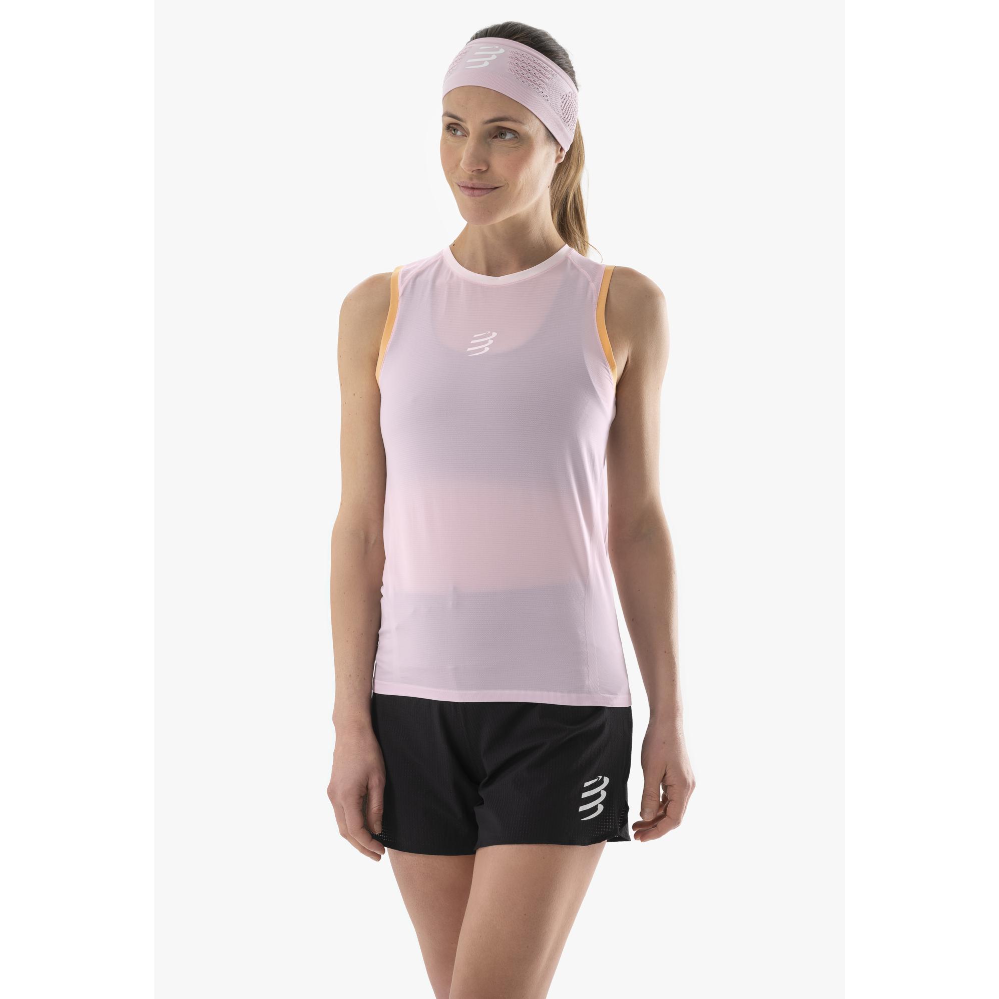 Compressport, Damen, Sportshirt, Trail Racing Tank W (M), Rosa, M