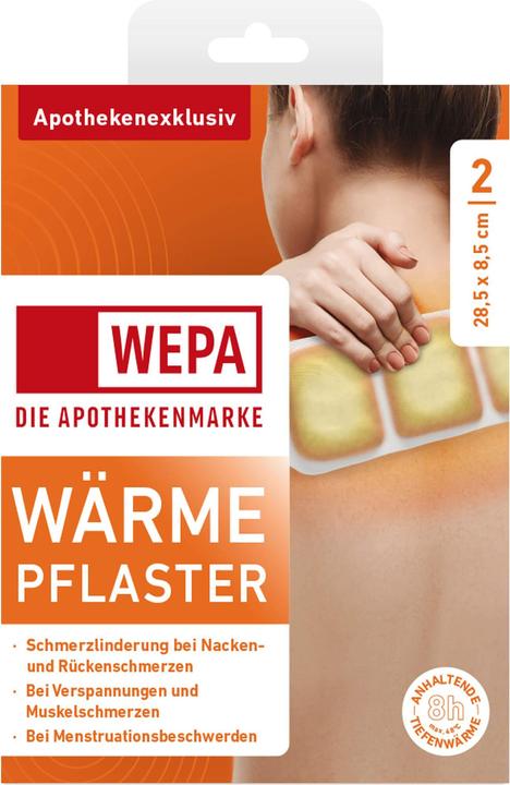 Wepa Warming plasters neck/back 28,5x8,5cm, 2 pcs KOM (2 x)