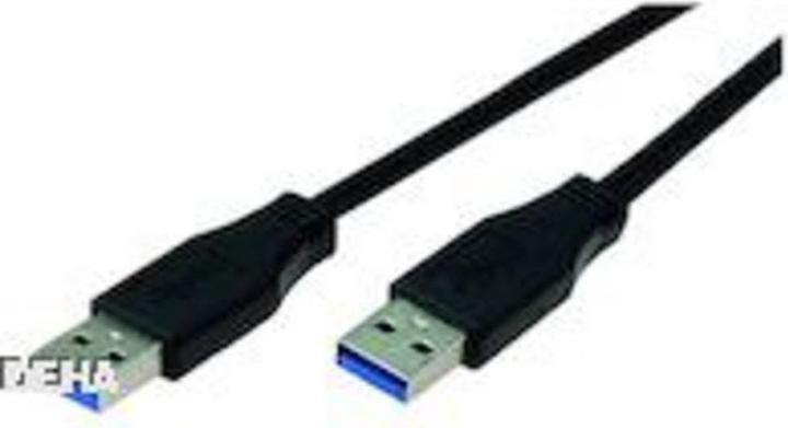 Bachmann 918.081 USB 3.0 A/A Anschlusskabel 1m (gedreht belegt) (1 m, USB 3.2 Gen 1)