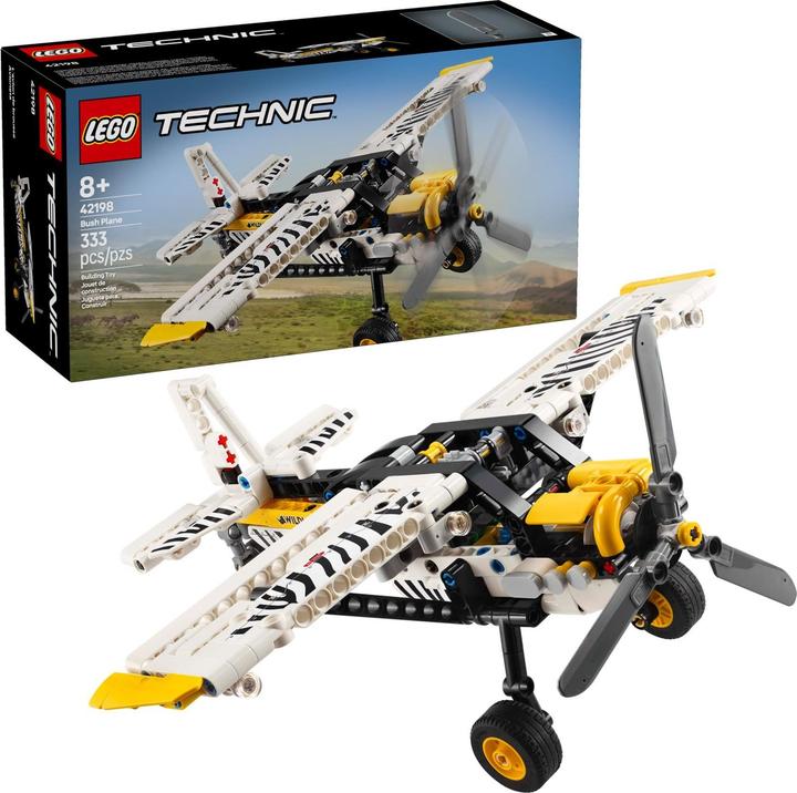 Produktbild LEGO Technic Propellerflugzeug | Mit drehendem Propeller & authentischen Details - 42198 333 Teile (42198)