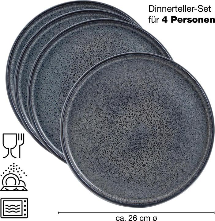 Produktbild Moritz & Moritz SOLID Dinnerteller (4 Stück)