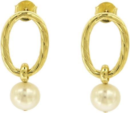 Immagine prodotto Passion Orecchini In Argento Rodato - Argento Giallo - Perla D'Acqua Dolce (Argento)