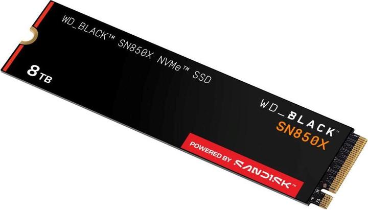 Produktbild WD Black SN850X powered by SANDISK (8000 GB, M.2 2280)