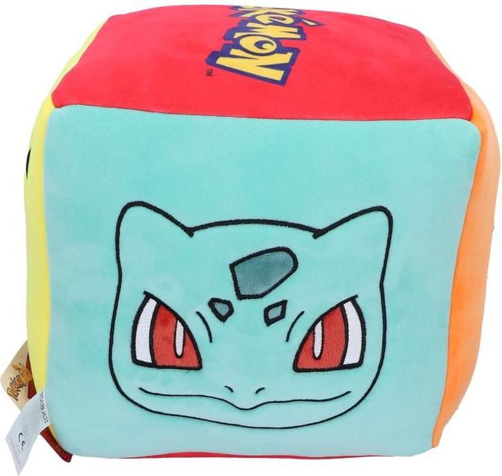 Actual product image Nemesis Now Pokémon Starter Cube Cushion 25cm