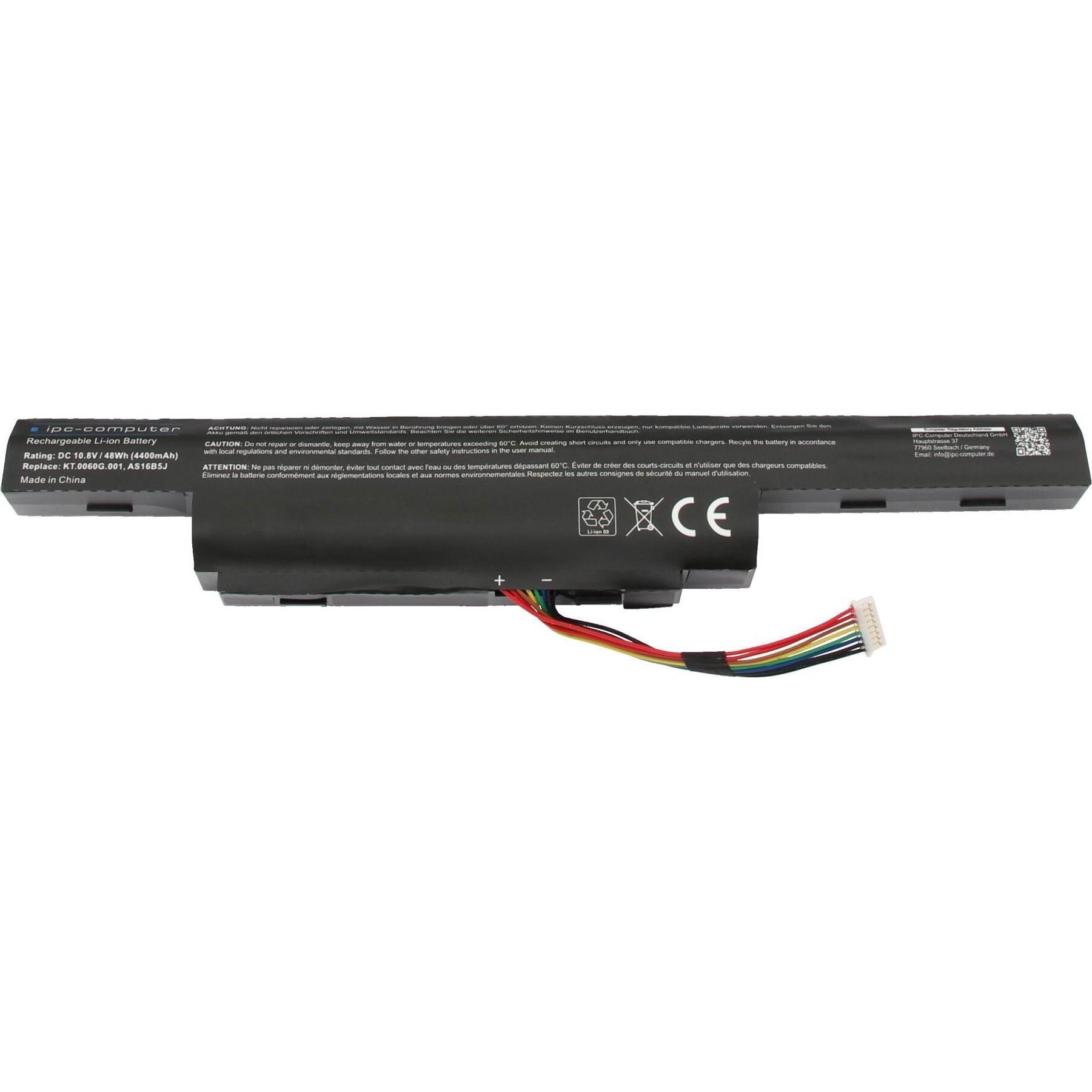 IPC AS16B5J (6 Zellen, 4400 mAh), Notebook Akku