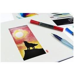 Thumbnail - Kangaro, Bastelpapier, Aquarellblok A3 16 Blatt 300 Gramm cremeweiss (16 x)