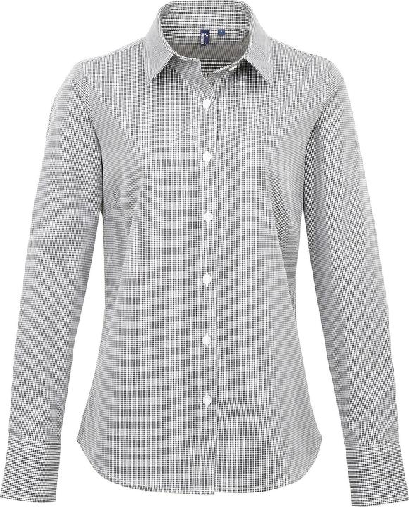 Produktbild Premier Mikro Karo Langarm Bluse (M)