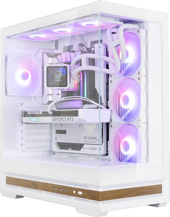 Actual product image Zalman Boitier Moyen Tour ATX P40 Namu RGB avec panneaux vitrés (Blanc) (mATX, Mini-ITX, ATX)
