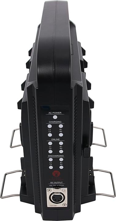 Actual product image Berenstargh paralleles 4-fach Slim-Ladegerät kompakt Sony Red DSLR V-Mount Akkus Netzteilfunktion