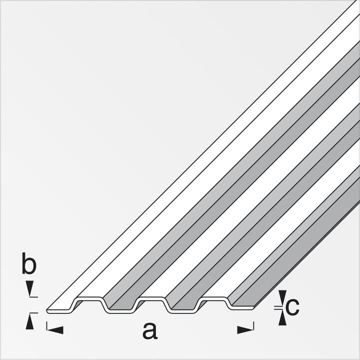 Image du produit Alfer Profilé mural pour conteneur Alu 1m
