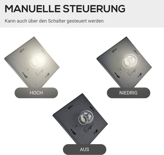 Produktbild Swisshandel24 Solar Gartenlaterne mit 3 flammig Laterne Solarlaterne Wegleuchte mit LED 120 Lumen IP44 201 Edelsta (120 lm, IP44)