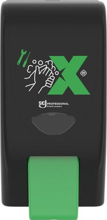 Deb Stoko Dispenser skin cleansing strong foam H350xW175xD170ca.mm 3,25l black/green