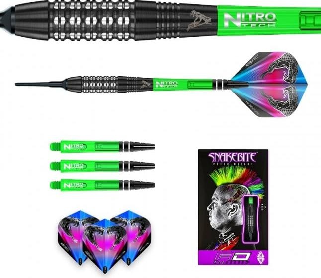 Produktbild Red Dragon Peter Wright Snakebite Black Strike Softtip (22 g)