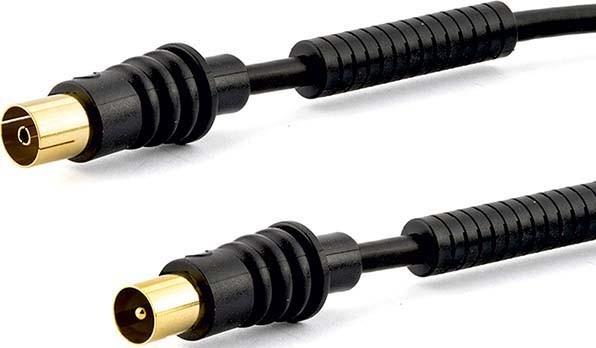 Actual product image E+P AB 305 G LOSE. Connector 1: coax, Connector 2: coaxial, Coating connection terminals: Gold (Antenna cable)