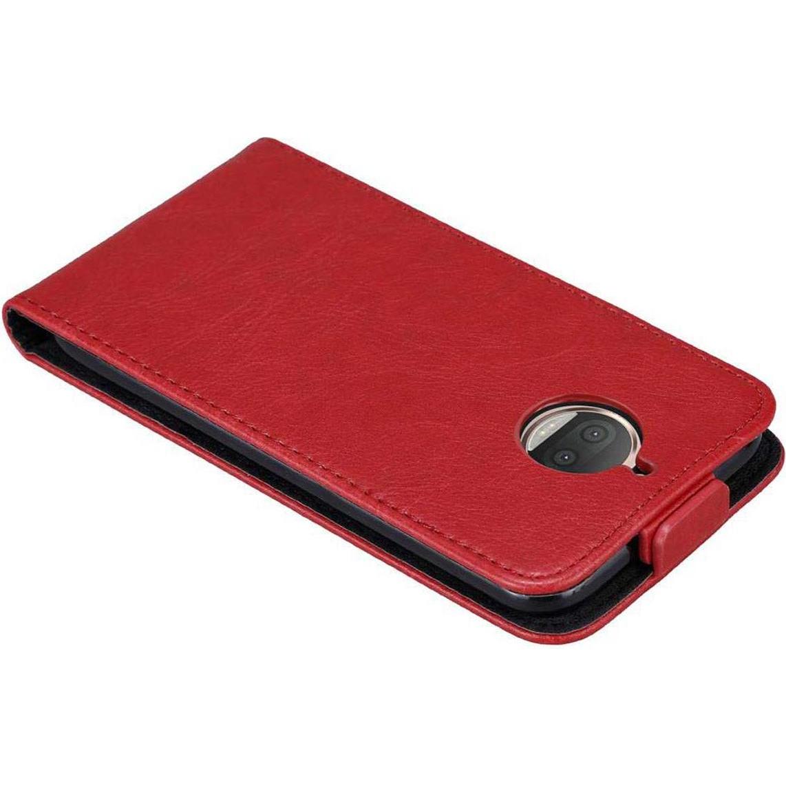 Thumbnail - Cadorabo Flip wie Invisible Cover (Motorola Moto G5S Plus), Smartphone Hülle, Rot