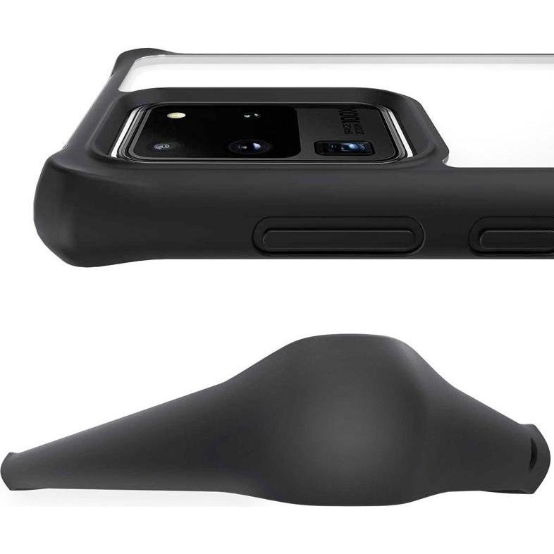 Thumbnail - Itskins Hybrid Solid (Samsung Galaxy S20 Ultra), Smartphone Hülle, Schwarz, Transparent