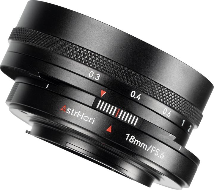 Actual product image AstrHori 18mm F5.6 Fuji X Mount APS-C Lens Black (APS-C / DX)