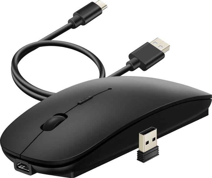 Actual product image Wiwu Converter - Wireless Mouse WiMiCE Lite 2.4G WM101-C - black (Wireless)
