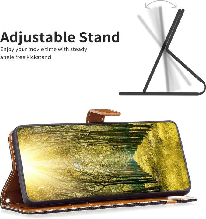 Produktbild König Design Hülle Handy Schutz für Apple iPhone 15 Pro Max Case Cover Wallet Klapp Tasche (Apple iPhone 15 Pro Max)