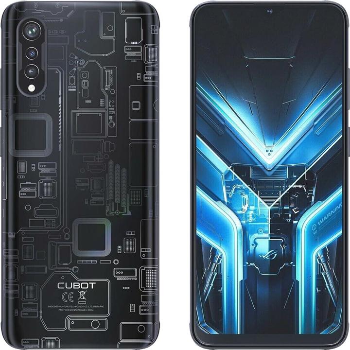 Actual product image Cubot X70 DS 24GB/256GB Tech Black EU (256 GB, Teck Black, 6.58", 100 Mpx, 4G)