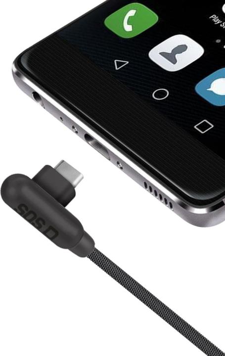 Produktbild SBS Typ-C-Kabel mit 90°-Anschlüssen (1 m, USB 2.0)