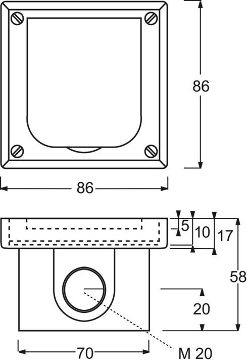 Produktbild Busch-Jaeger UP-Gehäuse