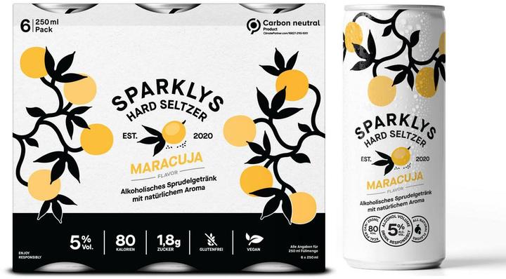 Produktbild Sparklys Maracuja (6 x 25 cl)